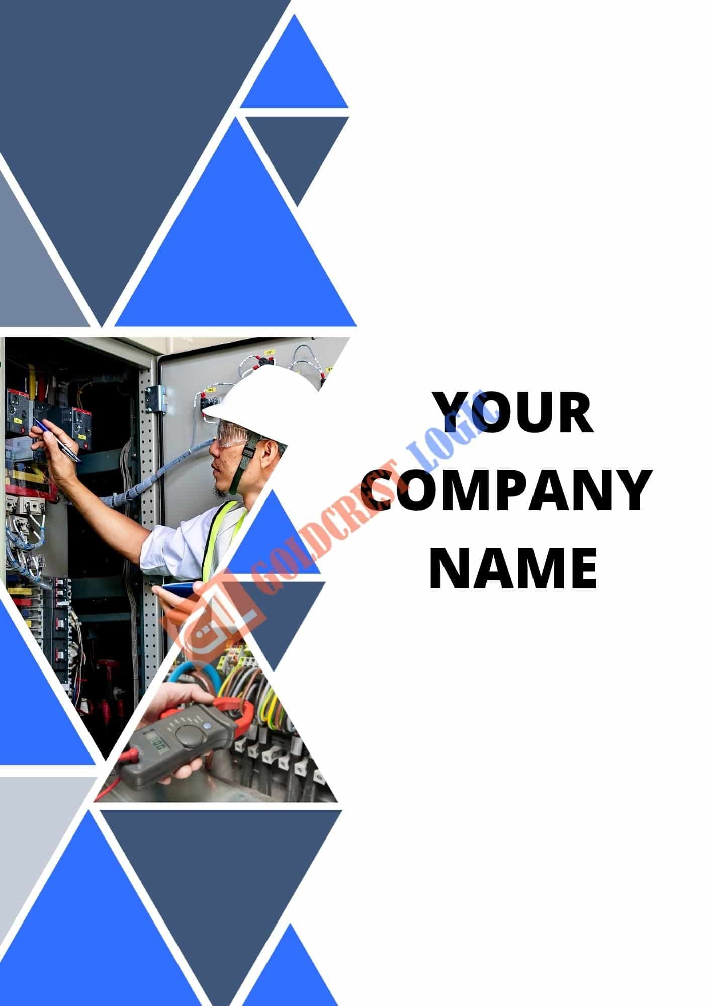 Electrical Company Profile design