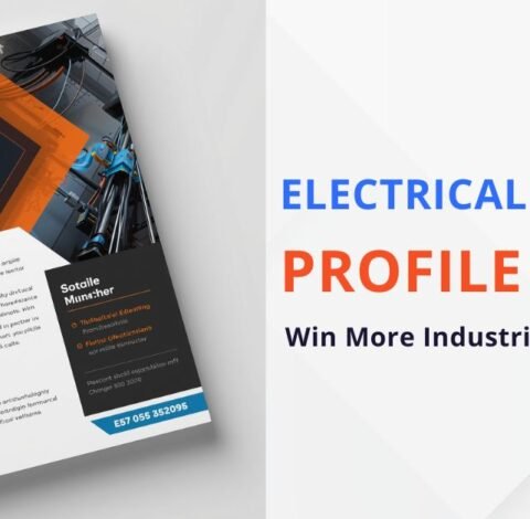 Electrical company profile design