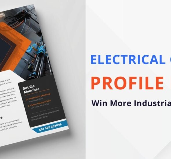 Electrical company profile design
