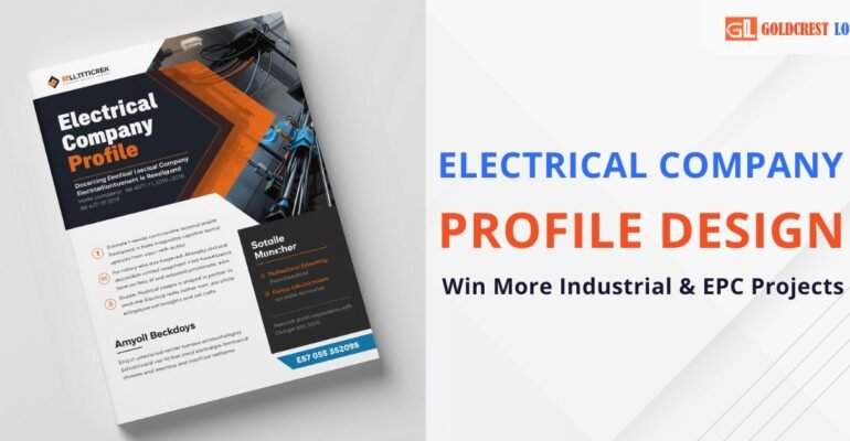 Electrical company profile design